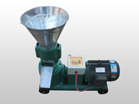 Wood pellet machine with electric motor-1