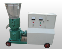 Wood pellet machine with electric motor-3