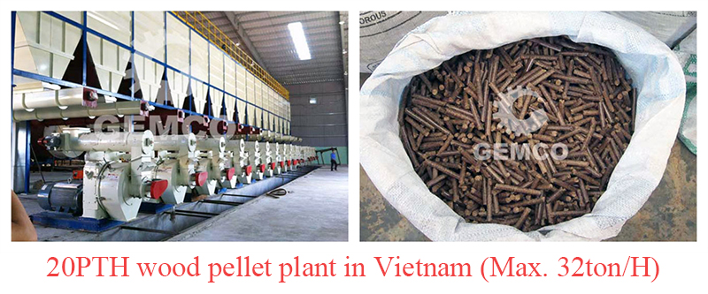 20tph wood pellet plant in Vietnam