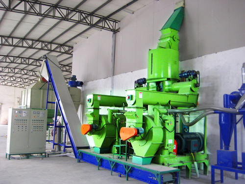 wood pellet production line