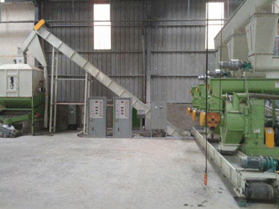 cooler conveyor and pellet mill