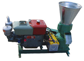 diesel engine wood pellet mill