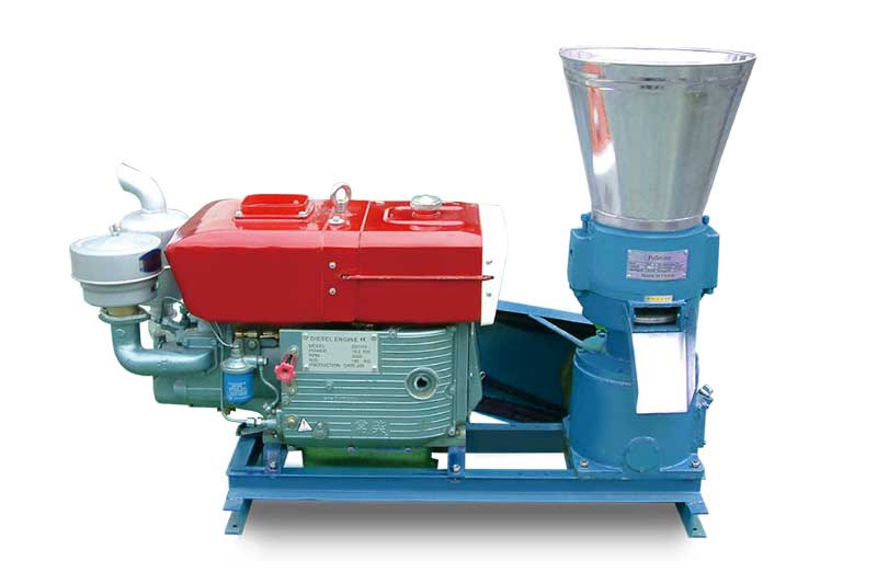 diesel engine small pellet making machine